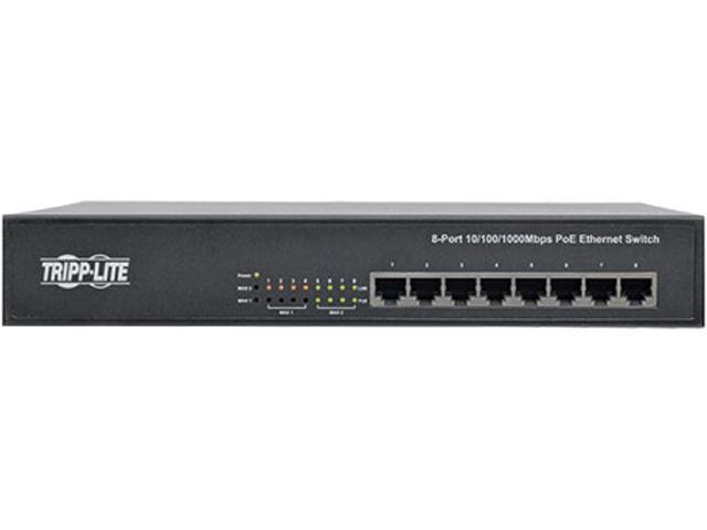 Tripp Lite 8 Port Rack Mountdesktop Gigabit Ethernet Unmanaged Switch