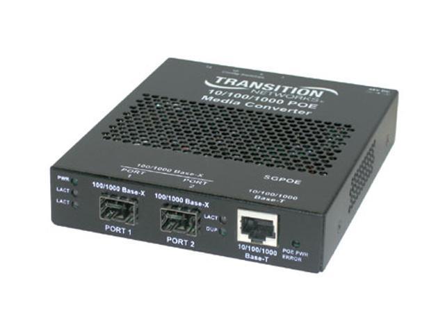 TRANSITION SGPOE1039-100-NA SGPOE1040-100 Power-over-Ethernet PSE Media ...