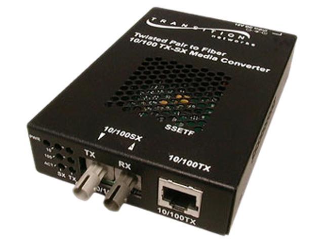 TRANSITION SSETF1013-205-NA RJ-45 To SC Media Converter 1 x RJ-45, 1 x SC