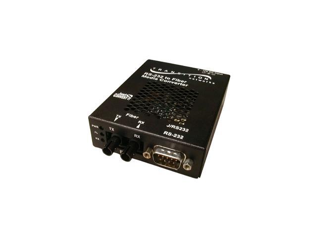 Transition Networks Just Convert-IT RS232 Copper to Fiber Stand-Alone Media Converter