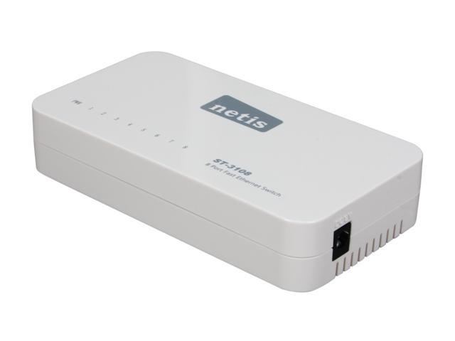 NETIS ST-3108 8-Port Fast Ethernet Switch