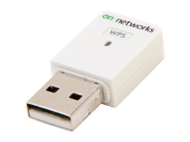 On Networks N300MA N300 Wireless Micro Adapter IEEE 802.11b/g/n USB 2.0 Up to 300Mbps Wireless Data Rates