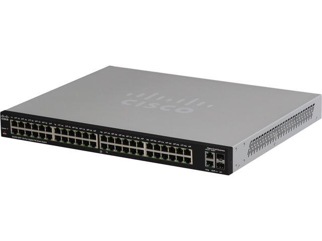 Cisco SG200-50FP 50-port Gigabit Full-PoE Smart Switch