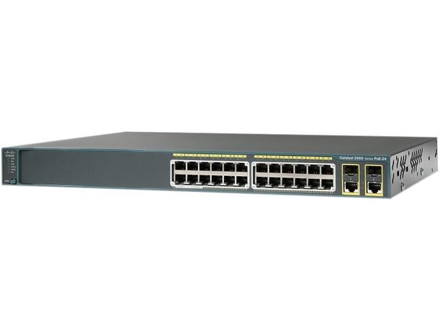 Refurbished Cisco Catalyst 2960 Ws C2960 24tc L Switch Grade A Newegg Com