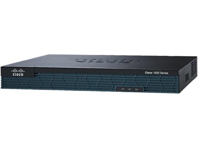CISCO 1921/K9 Integrated Service Router (1900 series) - 2 x 10/100/1000Mbps RJ-45 Ports (Refurbished)