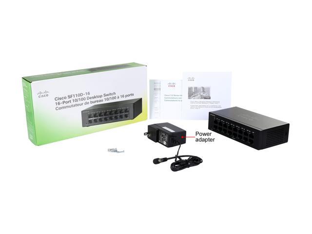 CISCO SF110D-16 16-Port 10/100 Unmanaged Desktop Switch - Newegg.com