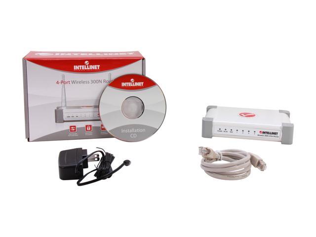 Intellinet 524490 Wireless 300N 4-Port Router - Newegg.com