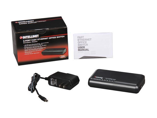 Intellinet 502023 5-Port Fast Ethernet Office Switch - Newegg.com