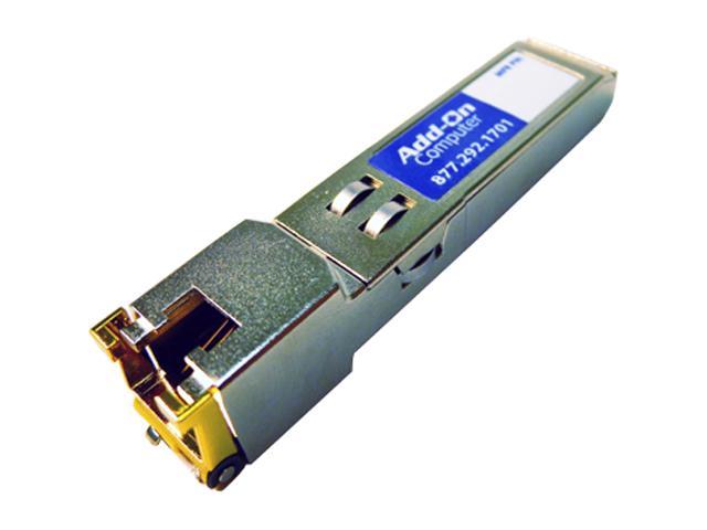 AddOn Cisco GLC-T Compatible 1000 Base-TX SFP Transceiver (Copper, 100m, RJ-45)