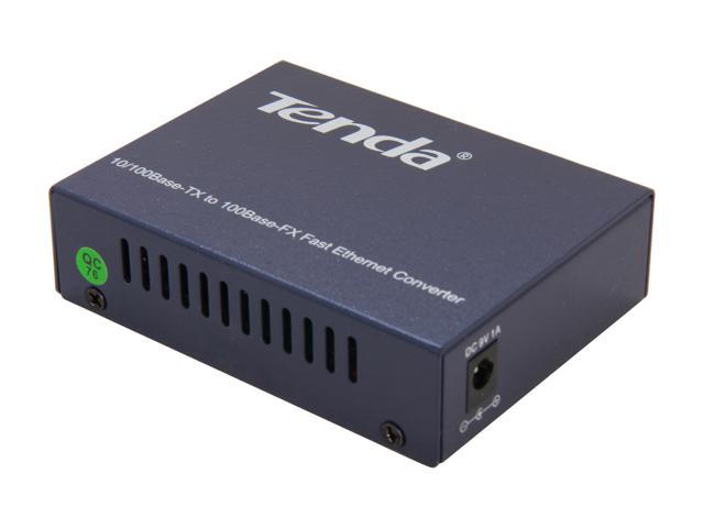 Tenda TER860S Single-mode Fiber Converter 100 Mbps One RJ-45 Interface One Fiber Interface