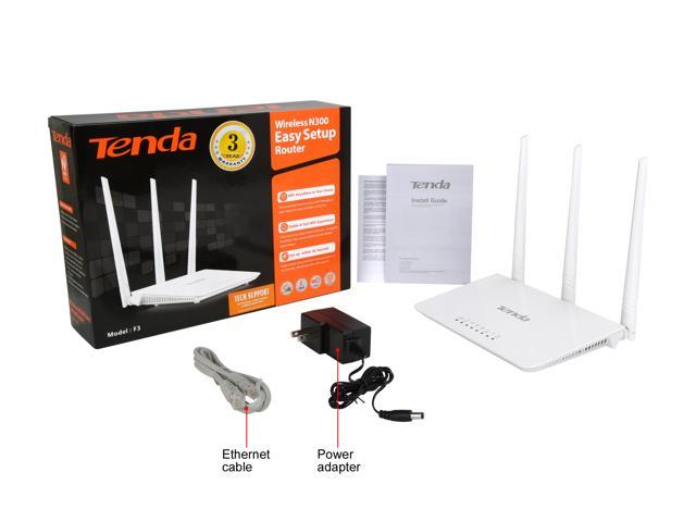 Assortment jet Forge TENDA F3 Wireless N300 Home Router, 300 Mbps, IP QoS, WPS Button -  Newegg.com
