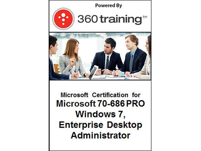 Microsoft Certification for Microsoft 70-686 PRO: Windows 7, Enterprise Desktop Administrator - Self Paced Online Course