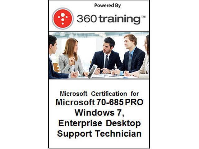 Microsoft Certification For Microsoft 70 685 Pro Windows 7 Enterprise