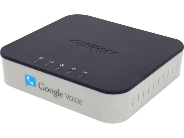 Obihai OBi202 VoIP Phone Adapter with Router – Google Voice, SIP & T.38 Fax Support
