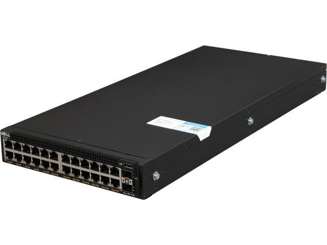 Dell Networking X1026P 26-port PoE Smart Managed Switch with 2 x 1Gb SFP ports and Easy GUI-Based Management (463-5538)