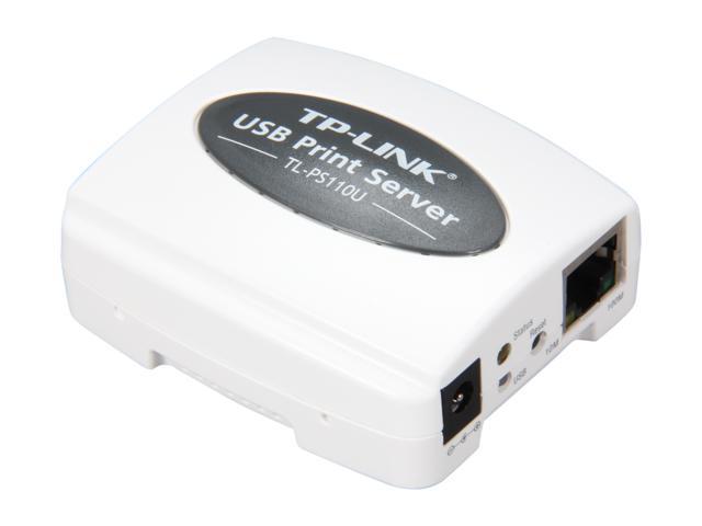 TP-Link TL-PS110U Fast Ethernet Print Server RJ45 USB 2.0