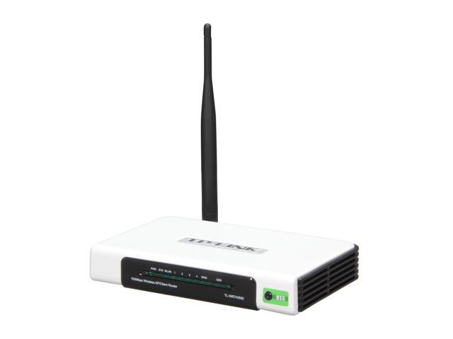 TP-Link TL-WR743ND Wireless AP/Client Router IEEE 802.11b/g/n