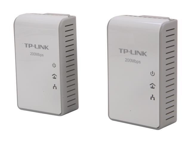 TL-LINK TL-PA210KIT HomePlug AV 200Mbps Mini Powerline Adapter Starter Kit