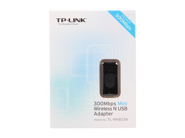 afslappet nødvendig Melting TP-LINK TL-WN823N Wireless N300 Mini USB Adapter, 300 Mbps, w/ WPS Button,  IEEE 802.11 b/g/n, WEP / WPA / WPA2, Plug & Play in Windows 10 (32-bit &  64-bit) Wireless Adapters -
