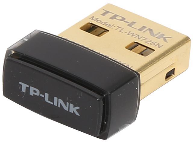 TP-LINK TL-WN725N Nano Wireless N150 Adapter, 150Mbps, IEEE 802.11b/g/n, WEP, WPA / WPA2, Plug & Play in Windows 10 (32 bit & 64 bit)