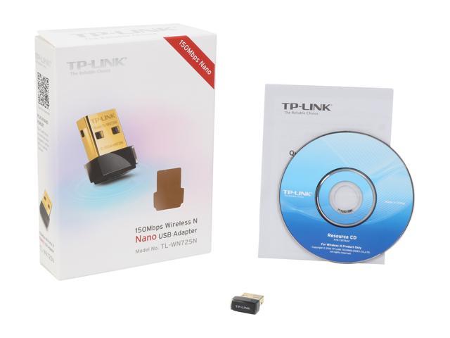 TP-LINK TL-WN725N Nano Small Micro Tiny Mini Wireless N WiFi Adapter TLWN725N 