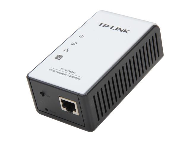 TP-LINK TL-WPA281 300Mbps Wireless N Powerline Adapter, 2.4GHz N300 Adapter, IEEE 802.11b/g/n