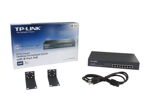 Computers Tablets Network Hardware Tp Link Tl Sg1008pe Unmanaged 8 Port Gigabit Desktop Rackmount Switch With 8 P Network Hub