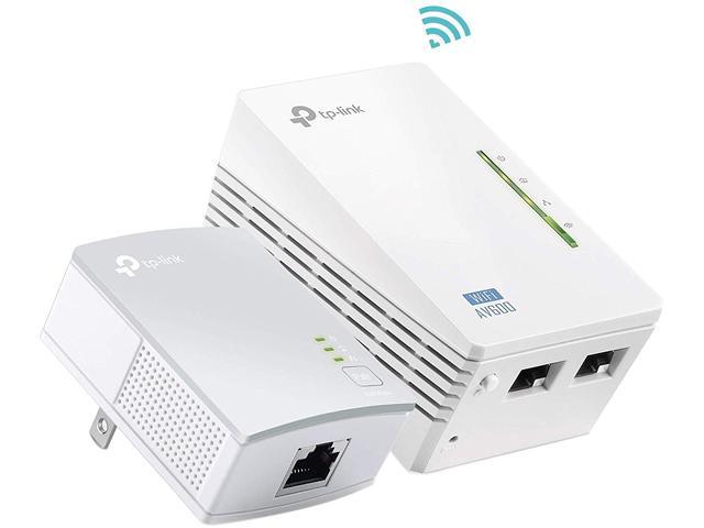 Settlers Smash Blind faith TP-Link AV600 Powerline WiFi Extender - Powerline Adapter with WiFi, WiFi  Booster, Plug & Play, Power Saving, Ethernet over Power, Expand both Wired  and WiFi Connections (TL-WPA4220 KIT) - Newegg.com