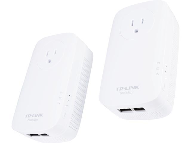 TP-Link Powerline Adapter AV2000 Mbps - Gigabit Port, Ethernet Over Power, Plug&Play, Power Saving, MU-MIMO, Noise Filtering(TL-PA9020P KIT)