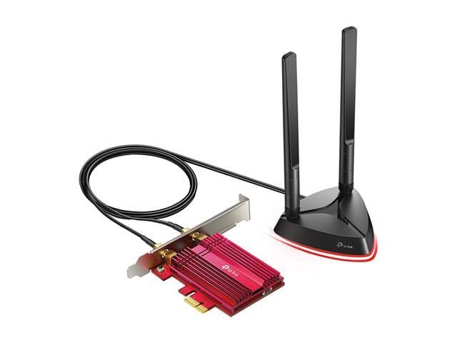 Frem vaccination Ødelægge TP-Link WiFi 6 AX3000 PCIe WiFi Card (Archer TX3000E), Up to 2400Mbps,  Bluetooth 5.0, 802.11AX Dual Band Wireless Adapter with  MU-MIMO,OFDMA,Ultra-Low Latency, Supports Windows 10 (64bit) only Wireless  Adapters - Newegg.com