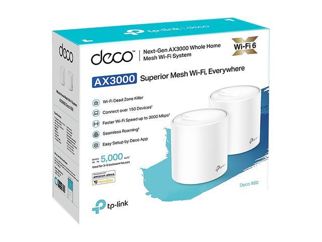 TP-Link WiFi 6 Mesh WiFi, AX3000 Whole Home Mesh WiFi System (Deco