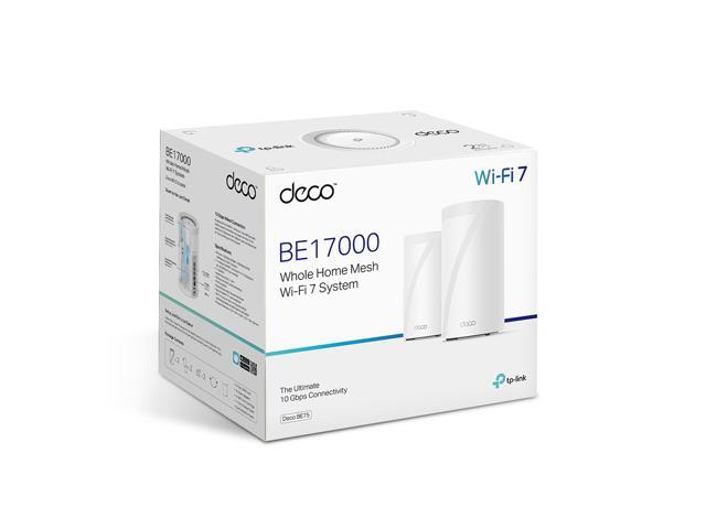 TP-Link Deco BE75 BE17000 WiFi7 Wireless Tri-Band 1× 10G + 3× 2.5G ...