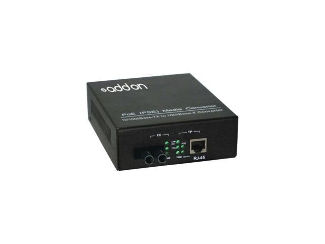 AddOn - Network Upgrades Media Converter 1000BTX-1000BLX POE 1000B-T 1310NM SMF ST 10k Reach