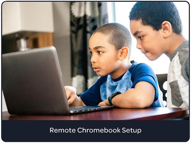 Remote Chromebook Setup (Software / Account / Wi-Fi) with Technical Phone or Chat Support