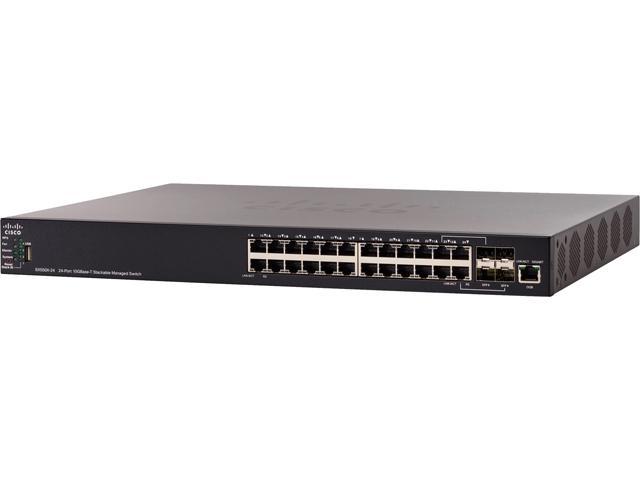 Cisco SX550X-24 24-Port 10GBase-T Stackable Managed Switch - Newegg.com