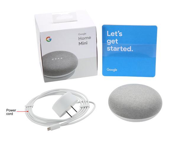 Google Home Mini - Chalk Smart Hub & Kits - Newegg.com