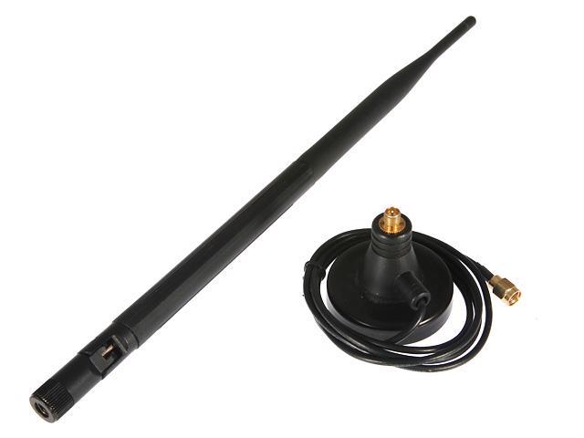 Rosewill RNX-A8-EX Omni-Directional Antenna with Extension Cable and Magnetic Base 2.4 GHz Indoor 8 dBi High Performance Detachable