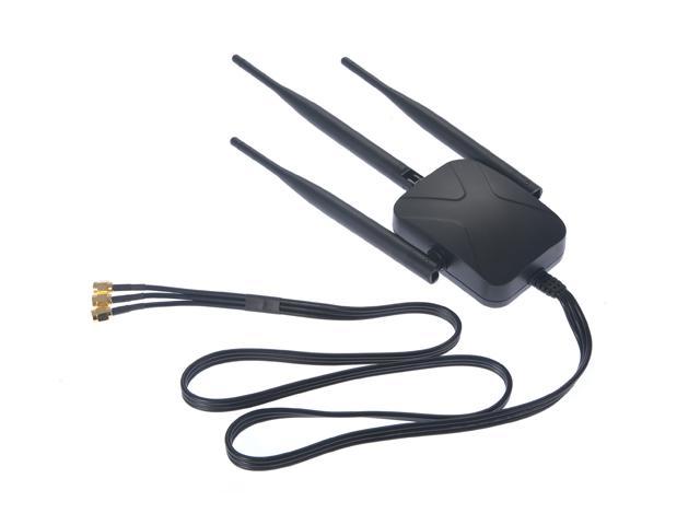 Rosewill RNX-A5-EX 2.4 GHz Indoor Omni-Directional (5 dBi x3) High Gain Antenna / Design For Wireless N 2x3 or 3x3 Solution/ SMA Connector