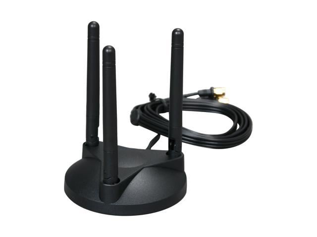 Rosewill RNX-A2-EX 2.4 GHz Indoor Omni-Directional (2 dBi x3) Antenna Extender/ Design For Wireless N 2x3 or 3x3 Solution/ SMA Connector