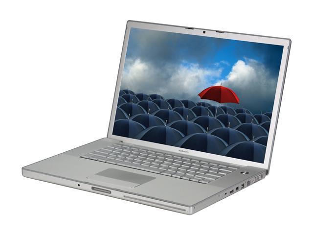 Apple Laptop MacBook Pro Intel Core 2 Duo T7700 2GB Memory 320GB HDD NVIDIA GeForce 8600M GT 15.4" Mac OS X 10.6 Snow Leopard T77002GB