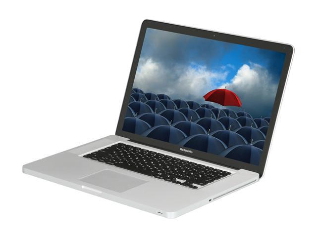 Apple Laptop MacBook Pro 2.80GHz 4GB Memory 500GB HDD NVIDIA GeForce 9600M GT 15.4" Mac OS X 10.6 Snow Leopard MB986LL/A-R