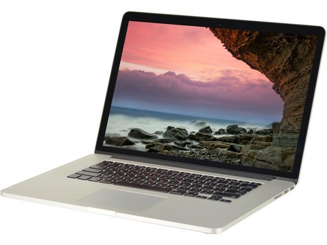 Apple B Grade Laptop a1398 Intel Core i7 3615QM (2.30 GHz) 16 GB Memory 256 GB SSD 15.4" Retina Display Mac OS X v10.10 Yosemite