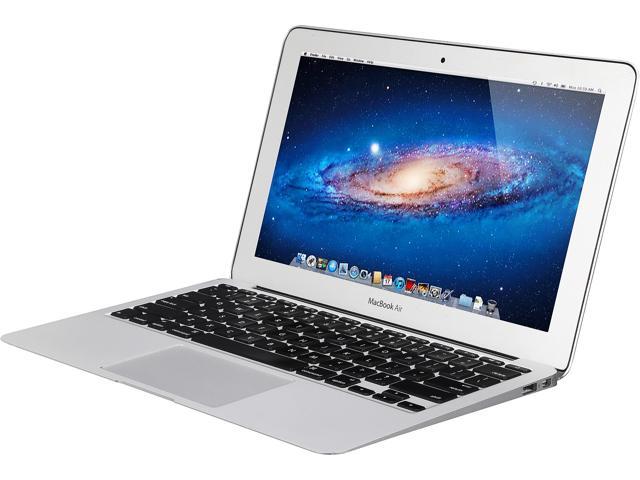 Apple Laptop MacBook Air MC968LL/A Intel Core i5 2nd Gen 2467M (1.60 GHz) 2 GB Memory 64 GB SSD 11.6" Mac OS X v10.7 Lion (B Grade)