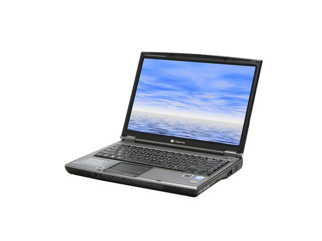 Gateway Laptop Intel Pentium dual-core T2060 (1.60GHz) 1GB Memory 100GB HDD ATI Radeon Xpress 200M IGP 14.1" Windows Vista Home Premium MT3705