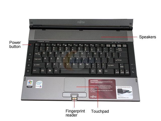 Fujitsu Laptop LifeBook Intel Core Solo U1400 (1.20GHz) 512MB