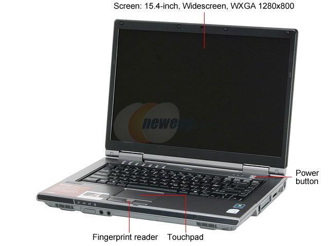 Fujitsu Laptop LifeBook Intel Core Duo T2450 1GB Memory 120GB HDD Intel ...
