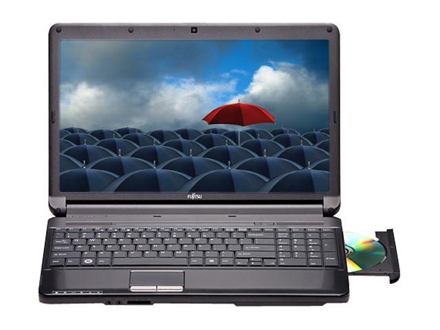Fujitsu Laptop LifeBook Intel Core i3 1st Gen 350M (2.26GHz) 4GB Memory  500GB HDD Intel HD Graphics 15.6
