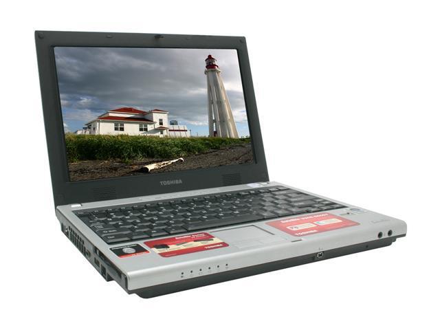 TOSHIBA Laptop Satellite U205-S5057 Intel Core 2 Duo T5500 (1.66 GHz) 1 GB Memory 160 GB HDD Intel GMA 950 12.1