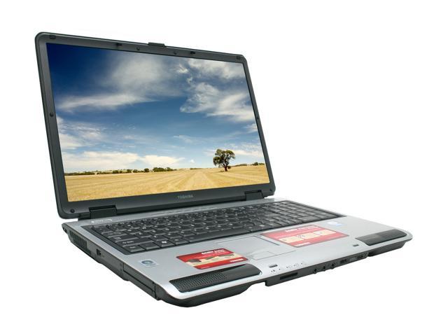 TOSHIBA Laptop Satellite Intel Pentium T2060 1GB Memory 120GB HDD Intel GMA 950 17.0" Windows Vista Home Premium P105-S6147