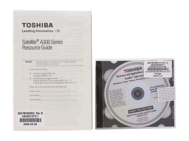 toshiba restore cd